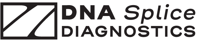 DNA Splice Diagnostics Logo - B/W