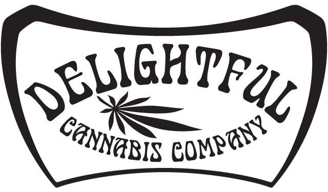 Delightful Cannabis Logo - B/W
