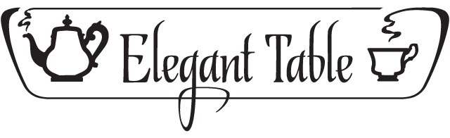 Elegant Table Logo - B/W
